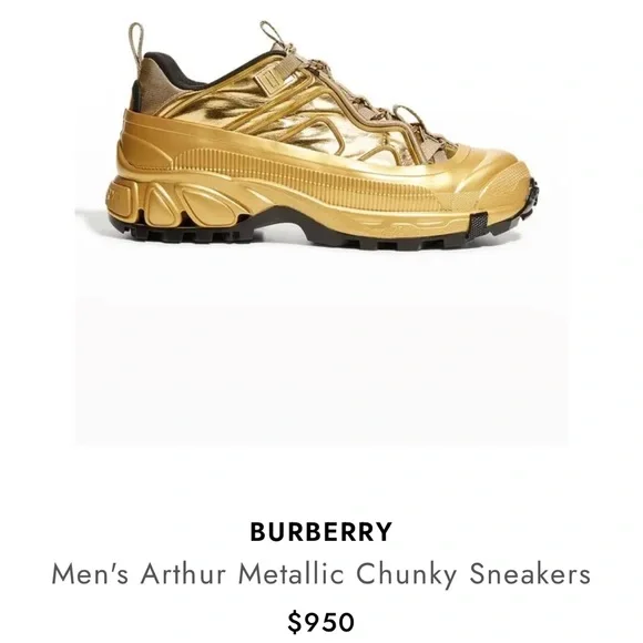 Burberry calf sneakers lace up